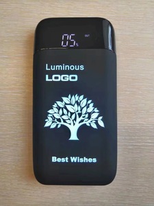 源厂家20000mah发光标志礼品定制LED大容量定制标志创意移动电源 - Product Image 5