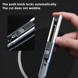 Customizable 9mm Aluminum Alloy Office Express Box <strong>Cutter</strong> with High Carbon Steel Blade Envelope <strong>Cutter</strong> with OEM Support - Product Image 5