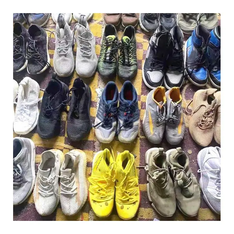 Zapatillas de baloncesto de segunda mano para hombre, venta al por mayor, marca china