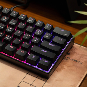 A61K Nuova Tastiera Meccanica da Gaming con Retroilluminazione LED, 61 Tasti, Mini Cablata Type-C, Switch Blu per Uso Ufficio, Laptop e PC - Product Image 3