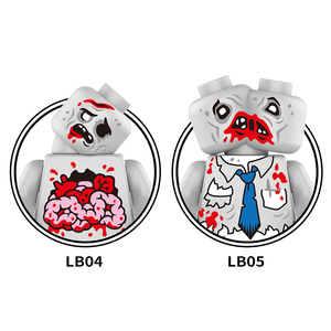 LB04 LB05新款恐怖系列塑料壶DIY组装迷你模型积木套装动漫儿童礼品玩具 - Product Image 1