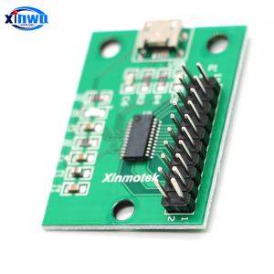 Xinmotek XM08 один игрок с нулевой задержкой USB кодировщик DIY Аркадный Игровой Автомат монетоприемник для PS/3 шт. Raspberry Pi Android Mame - Product Image 3