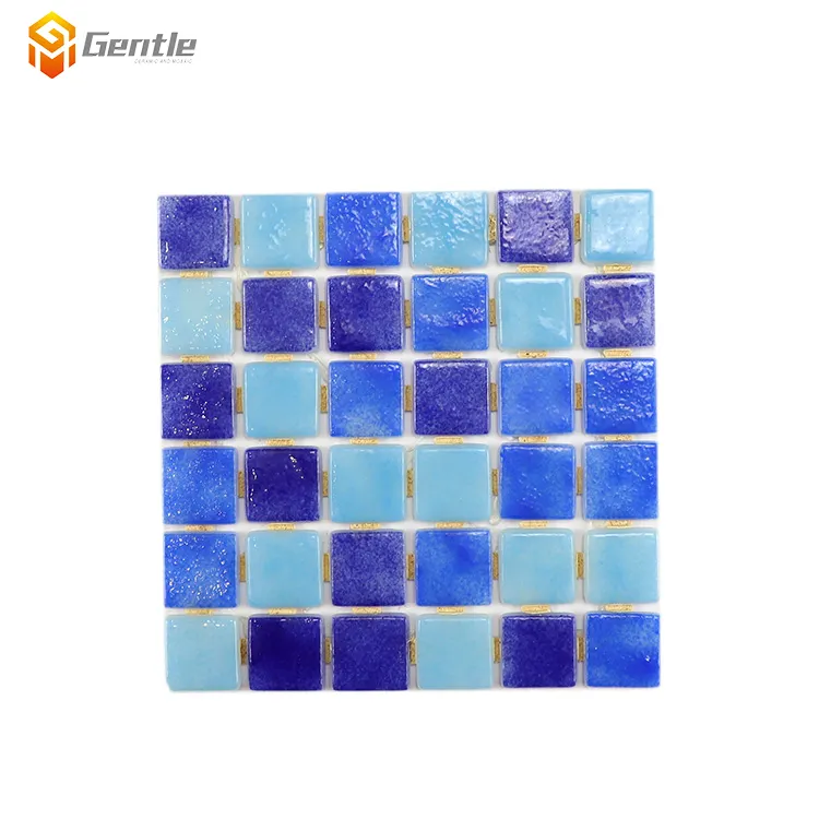 Azulejos de cerámica y decoraciones de pared para piscina, azulejos de mosaico de vidrio de buena calidad y baratos