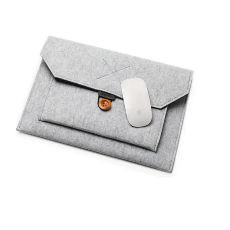 Housse pour ordinateur portable avec Logo personnalisé, pochette en feutre pour portable