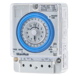 ManHua meist verkaufte TB35-N 24 Stunden Mechanische automatische analoge 12VDC Solar Timer Switch Programm zyklus - Product Image 1