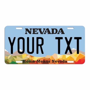 <span class=keywords><strong>Custom</strong></span> <span class=keywords><strong>Nevada</strong></span> Kentekenplaat, Gepersonaliseerde Kentekenplaten Voor Auto, 6X12 Inch, Roestvrij Vervagingsbestendig Aluminium, Usa Groothandel - Product Image 1