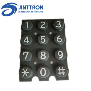 OEM Su Misura Pulsante del Controller Gomma di Silicone Tastiera Prezzo A Buon Mercato 3M di Silicio Personalizzato di Controllo A Membrana Pannello di Pittura - Product Image 4