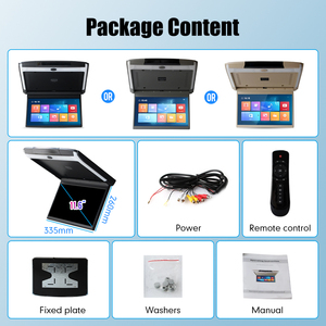 Car Roof <strong>Monitor</strong> IPS 11.6 Inch Flip Down Screen Overhead Multimedia Video Ceiling Roof Mount Display Car <strong>Monitor</strong> Android - Product Image 6