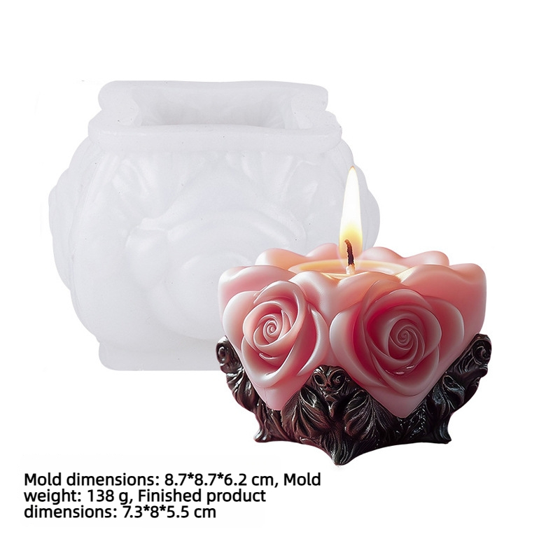 Moule géométrique amour rose - 878762cm