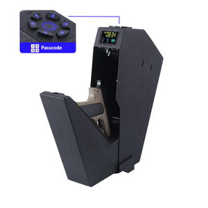 新しい家庭用盗難防止銃安全指紋パスワード表示クロスボーダー鋼製キーロック安全デポジットボックス - Product Image 1