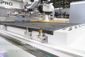 3D sega testa lama CNC Router di legno macchina di taglio con sistema di controllo Syntec per la lavorazione del legno - Product Image 4