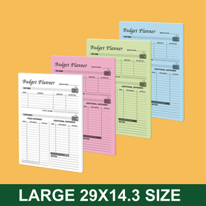 Taccuino del pianificatore di Budget con memorandum di data senza etichetta con copertina rigida in carta materiale diario blocco per promemoria - Product Image 2