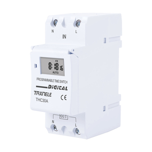 Nuovo tipo Din Rail interruttore temporale digitale relè controllo 2 fili settimanali 7 giorni programmabile AC 220V 12V 24V 48V 16A 30A - Product Image 3