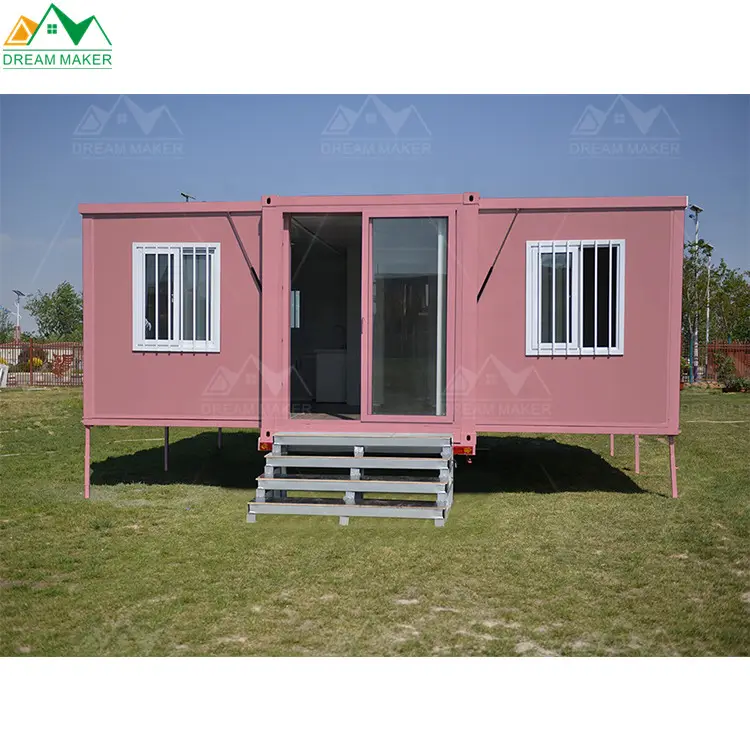 Chinese Prefabricated Home 2 Bedrooms Living 20Ft Country Cottages Australia Prefab Expandable Container Mobile Foldable House