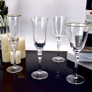 Jinbaijia BJ glassware Luxury Red Wine Glass Set <strong>Goblet</strong> <strong>Wholesale</strong> Wine Glasses for Wedding for Table and Suit - Product Image 1