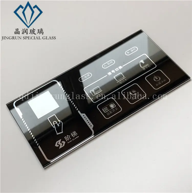 Interruptor táctil de pared endurecido, panel de vidrio sensible para decoración de hogar inteligente, 2mm, 3mm, 4mm