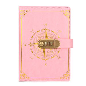 Fabricante de China, suministros para cuaderno, diseño de cubierta Simple, Bloc de notas para estudiantes, papelería, cuaderno con contraseña con cerradura - Product Image 4