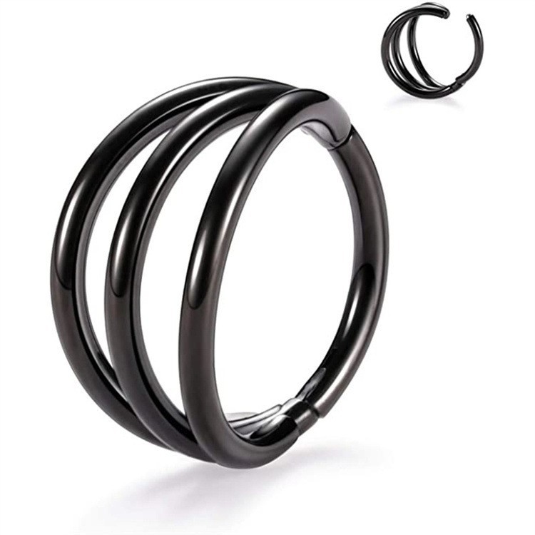 Black three-layer