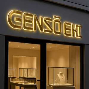 Tùy chỉnh 3D thư kênh kinh doanh <span class=keywords><strong>b</strong></span>ảng hiệu logo ngoài trời Backlit thư kênh kinh doanh biển logo cho cửa hàng sang trọng - Product Image 2