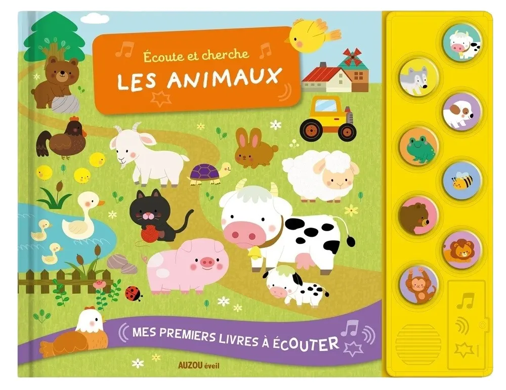 Libro de audio para niños francés más popular de 2023, libros de sonido educativos para bebés para niños