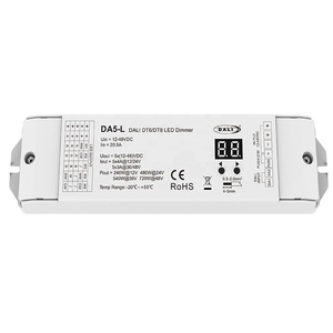 RGBCW için 5 kanal RGB + CCT RGB LED kontrol LED şerit işıklar SMD DALI LED Dimmer - Product Image 5