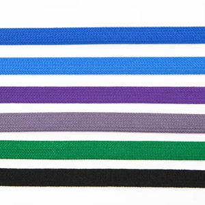 Sudaderas con capucha de cordón elástico personalizado y cordón de cuerda plana Cordones de cordón de poliéster con punta de silicona y metal para prendas de vestir - Product Image 4