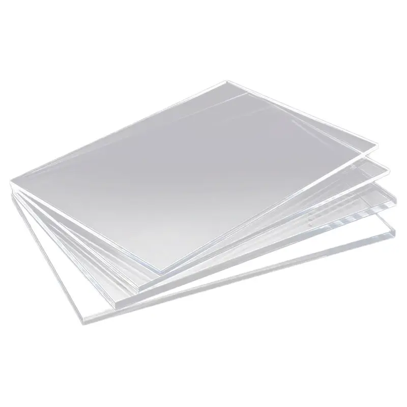 Placa de painel de folha Perspex Lucite acrílico transparente incolor personalizado PMMA transparente cortado em tamanho folha acrílica Perspex