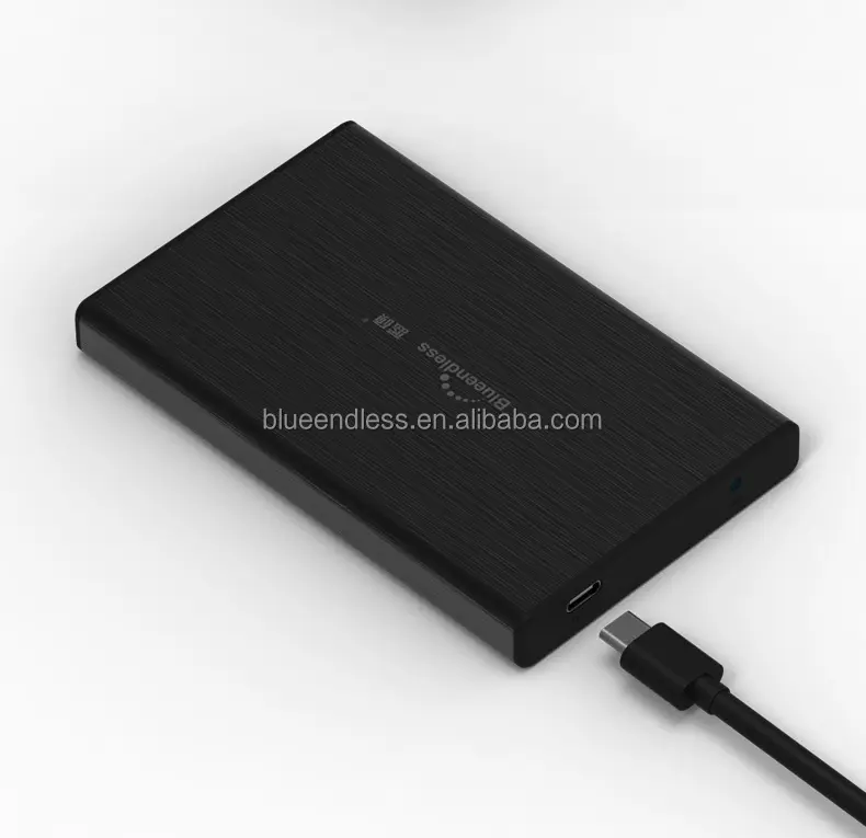 Caixa para Disco Rígido Externo USB3.0 Disco Duro Alumínio 2.5 TB Disco Duro Externo Vendas Diretas da fábrica