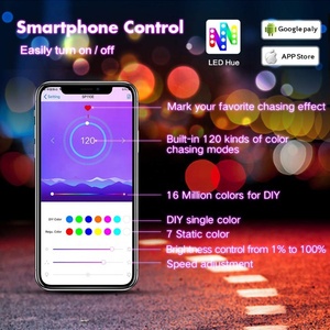 SP110E LEDhue WS2811 SK6812 smart indirizzabile LED RGB RGBW striscia luce blu-dente blu BT dente Pixel led Controller - Product Image 4
