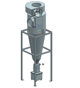 Çin fabrika fiyat siklon toz toplayıcı siklon ayırıcı blower ile - Product Image 1