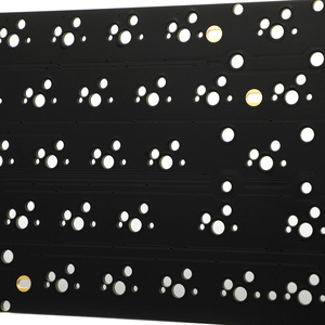 คีย์บอร์ดไร้บัดกรี Pcb 95 96คีย์,ไม่มีการบัดกรีด้วยแสง Iso พร้อม Rgb - Product Image 6