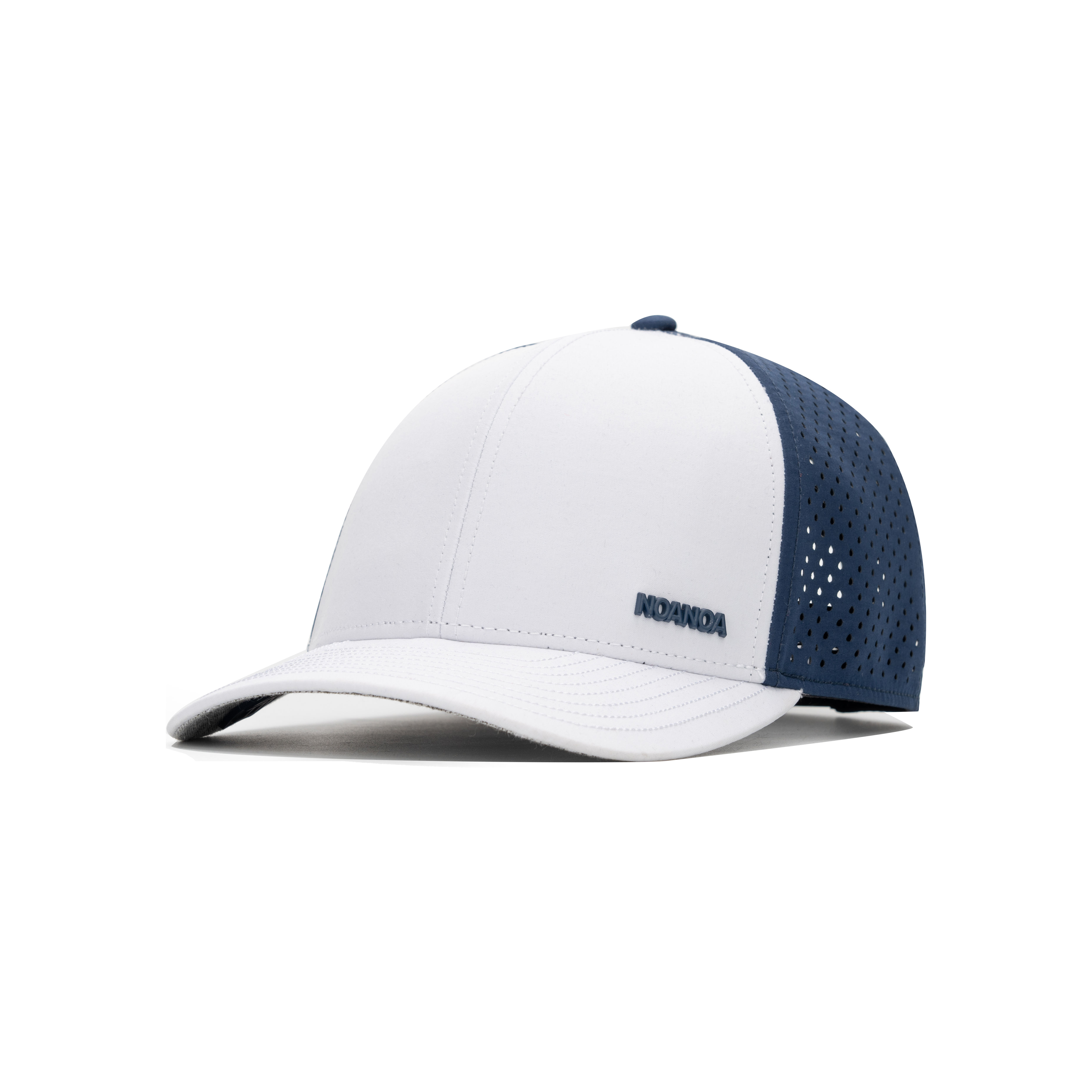 Blanc et bleu marine