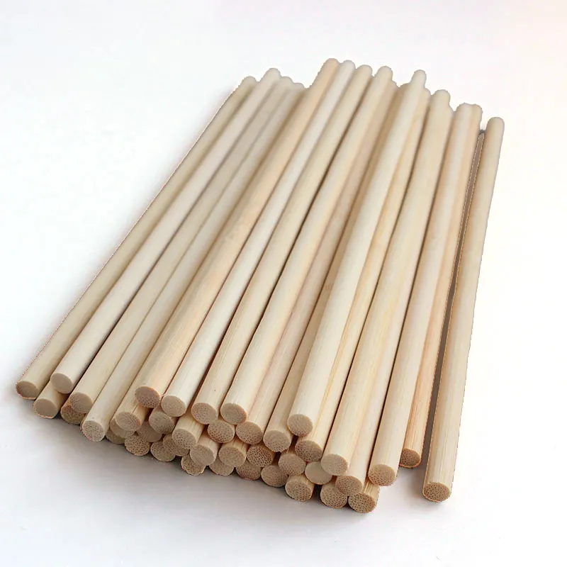 Großhandel Tapered Beech Runde Massivholz Stick Dübels tangen mit Bündeln machen