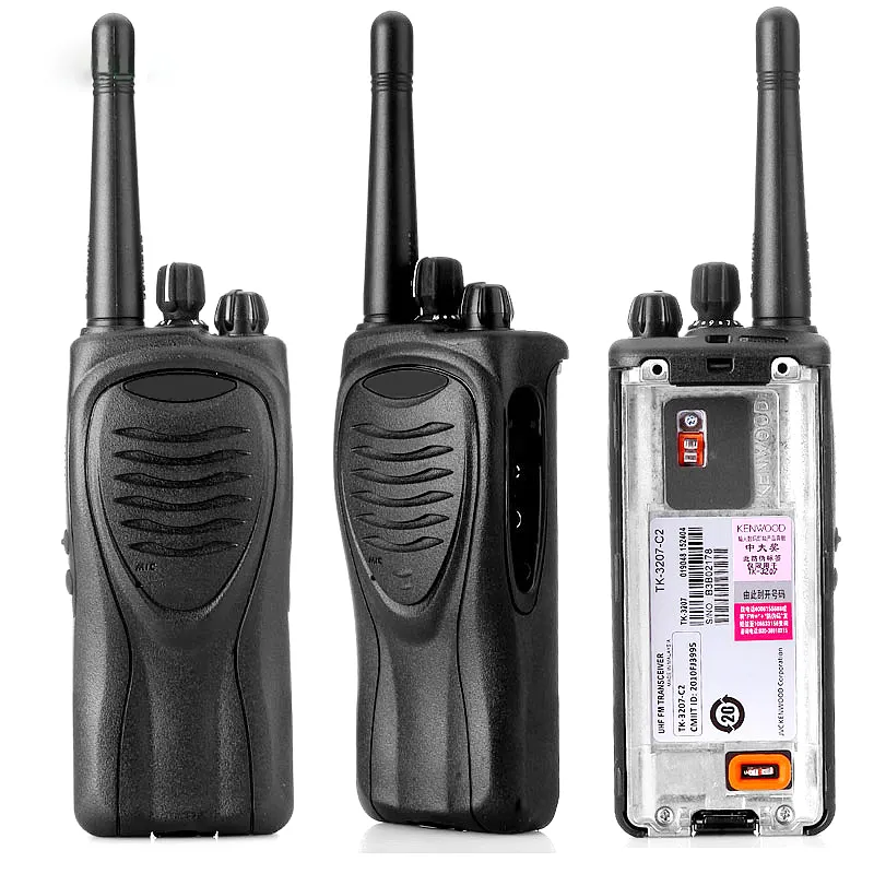 Tk2207 tk2317 tk3317 VHF de doble banda de largo alcance FM teclado DTMF QT DQT señalización portátil woki toki radio bidireccional walkie talkie