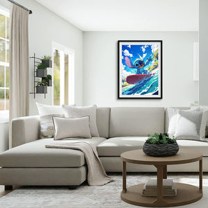 COOLEVE 5D DIYフレームレスフルドリルモザイクダイヤモンドアート絵画キットユニークでスタイリッシュなJapandiヨーロッパ風景アニマルホームクリエイティブ - Product Image 4