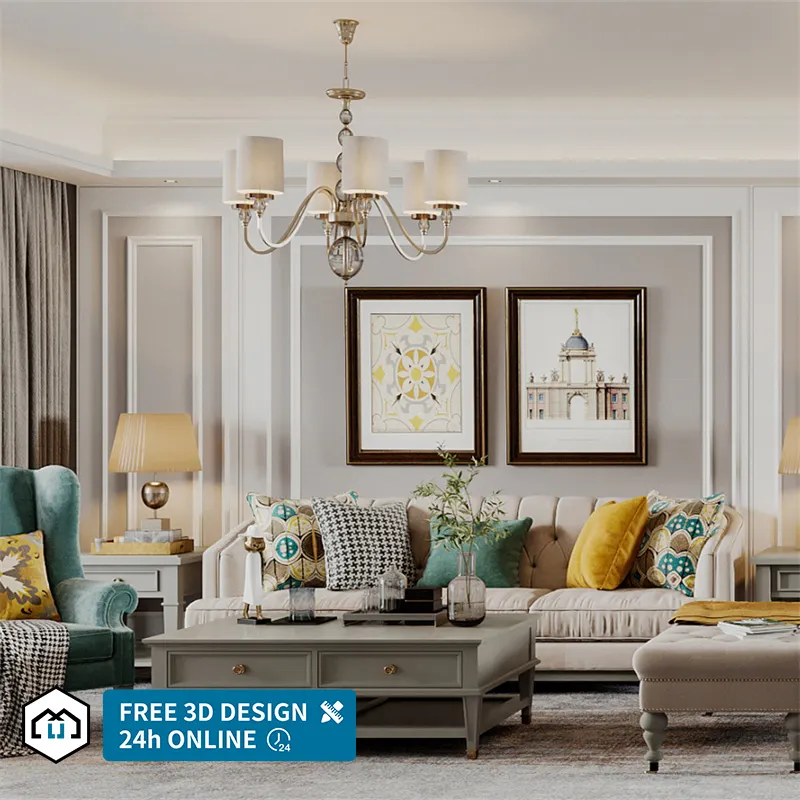 home 3d images interior design ideas high-end custom modern luxury residence living room Italian marble interior design