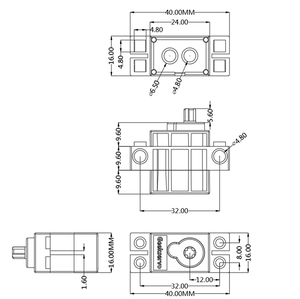 Geekservo Motor 360 Grad orange programmierbarer Servomotor Cross-Pin für elektrische Bausteine Roboter Auto (Packung mit 4 Stück) - Product Image 4