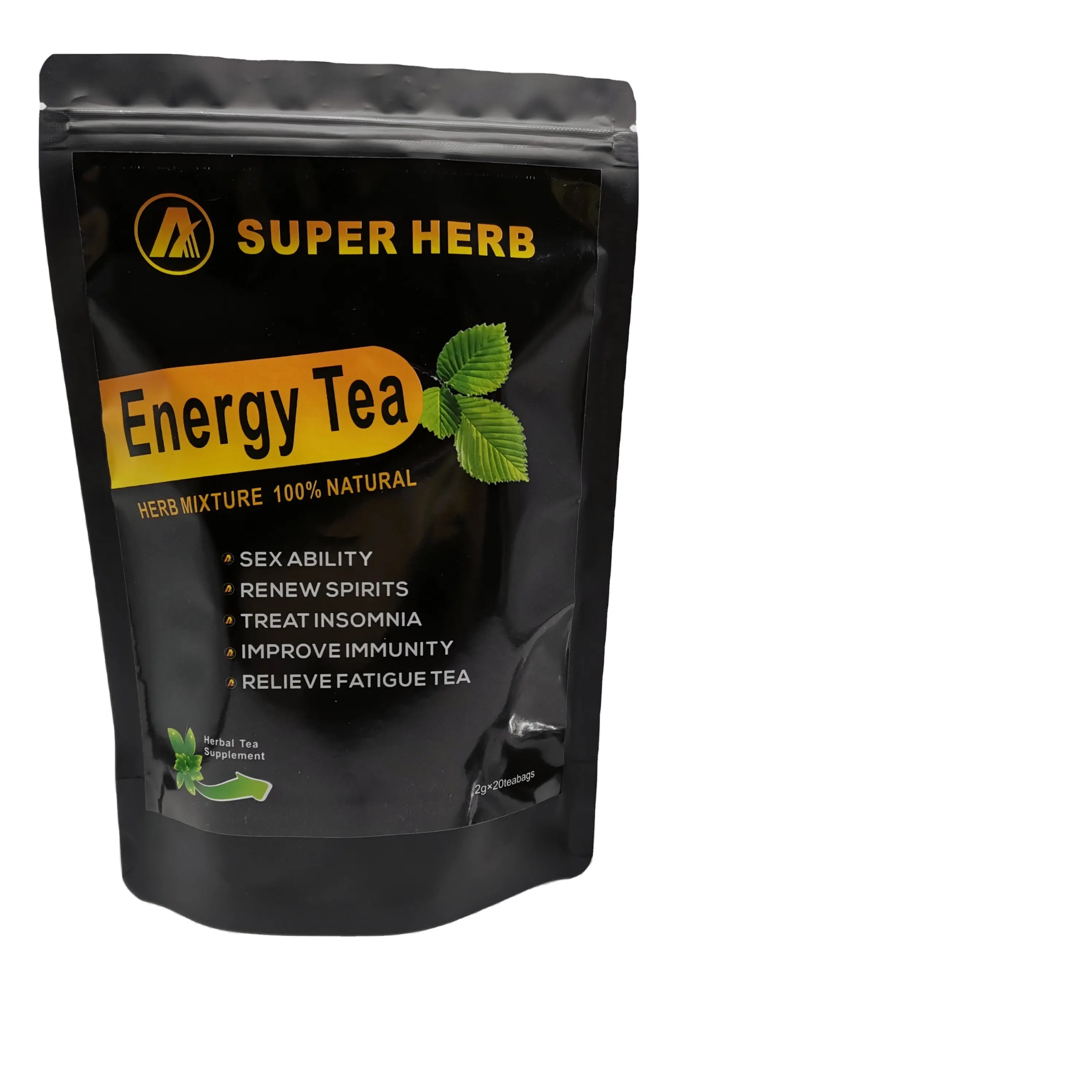 Traditional Chinese Herbal Formulas Ginseng Energy Tea for Men