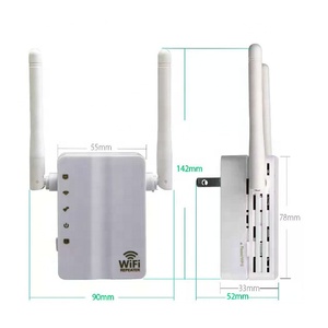 无线Wifi中继器802.11N/B/G网络300Mbps范围扩展器信号天线增强器与US/EU/AU插头扩展 - Product Image 3