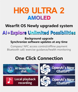 Yüksek kaliteli hk9 ultra 2 max artı amoled akıllı saat yerel müzik 2GB ROM AMOLED ekran sohbet GPT smartwatch hk9 ultra 2 max - Product Image 2