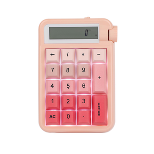 Teclado numérico con retroiluminación LED blanca de 18 teclas, perilla mecánica multifunción para ordenador, nuevo teclado dos en uno