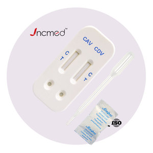 Pet köpek hızlı test kiti CDV CAV Ag Canine Distemper Adeno virüs Antigen Combo testi - Product Image 2