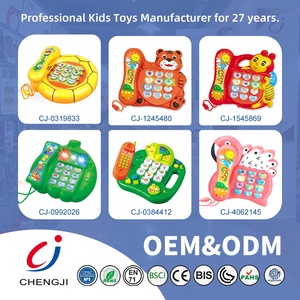Chengji เครื่องเรียนรู้ภาษาโทรศัพท์ของเล่นเด็กสีชมพู - Product Image 5