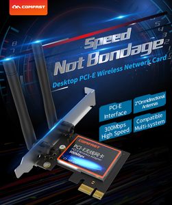 Comfast CF-WP300 300Mbps Wifi Receiving Analog AP Desktop <strong>Computer</strong> PCLE Wireless <strong>Network</strong> Adapter
