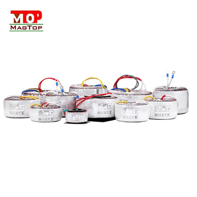 Transformador de potência personalizado 100VA 250VA 500VA 750VA 1000VA 5000VA transformador toroidal inversor