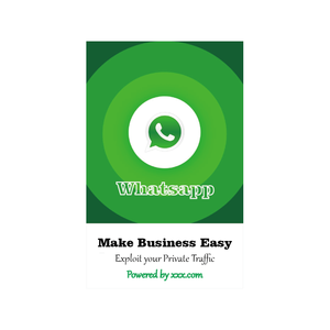 Gestisci il tuo traffico privato facilmente toccando-NTAG213 144 byte QR codice stampato e url codificato per Whatsapp Marketing