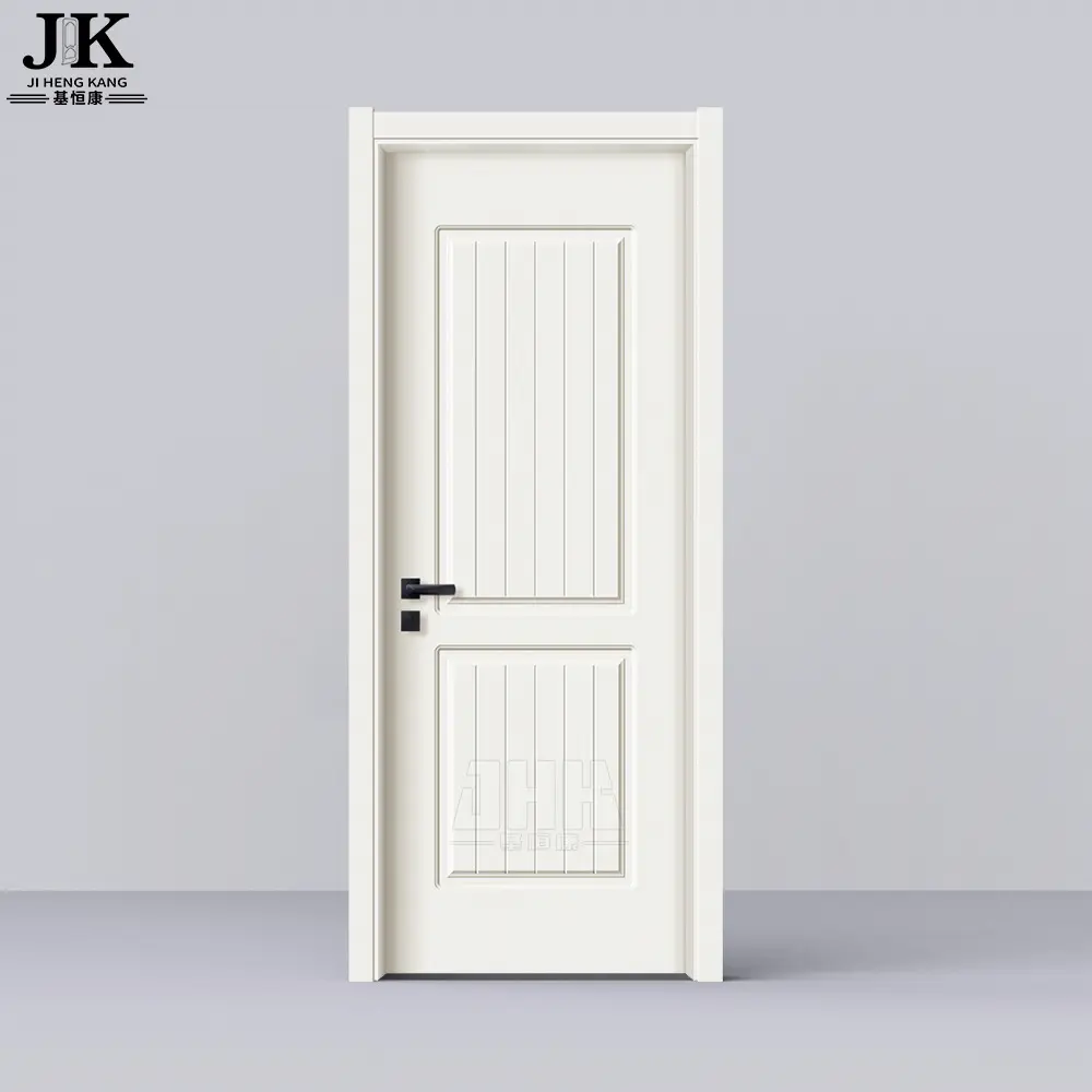 JHK-P19 PVC Porta del Bagno di Disegno Economico di Plastica In PVC Porte Interne