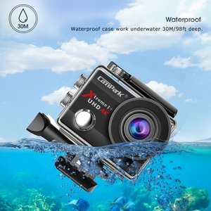 Campark กล้อง20MP แอ็กชัน4K กล้องกันน้ำ Wi-Fi กล้องถ่ายวิดีโอกีฬาใต้น้ำ - Product Image 2