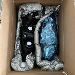 カローラAE101 OEM 81110-13610 <span class=keywords><strong>R</strong></span> 81115-13610 L用コーナーライト付き工場直接ブラックフェイスヘッドライトランプ