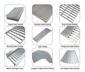 Wholesale Galvanized Steel Grate for Storm Drainage Cover Drainage Gutter with Steel <strong>Grating</strong> Walkway